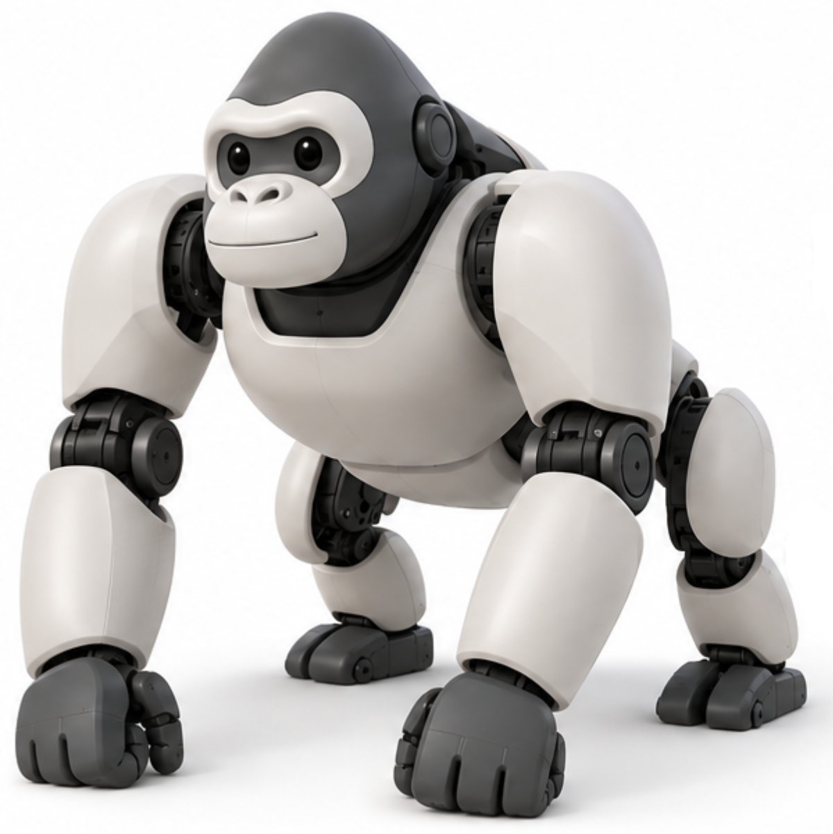 Reference appearance of a Gorilla-inspired robot with long arms and hand-and-foot support